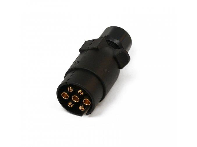 Zástrčka sedmipólová 24 V - plast