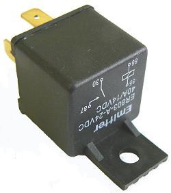 Relé přepínací 24 V - 30/40 A s příchytkou