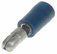Zástrčka kruhová 1,5 - 2,5 mm modrá
