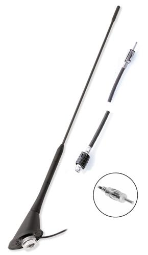 Anténa se svodem do zadní části střechy