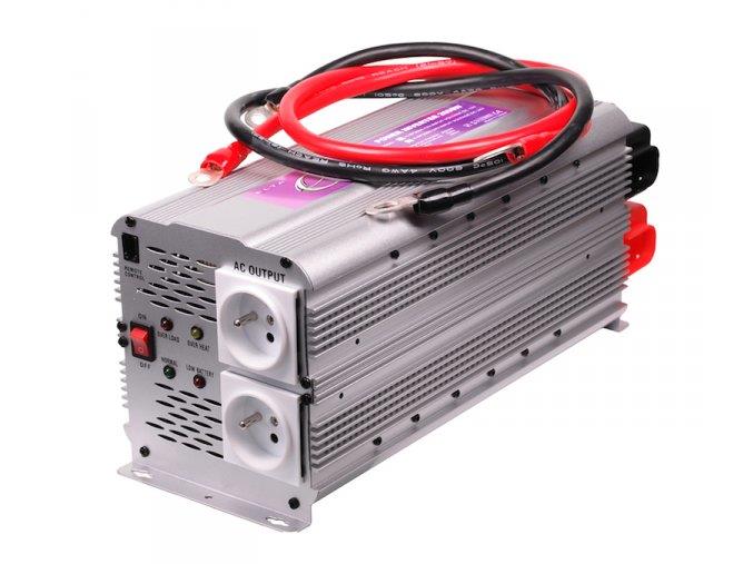 Měnič napětí 24V/230V - 2000W