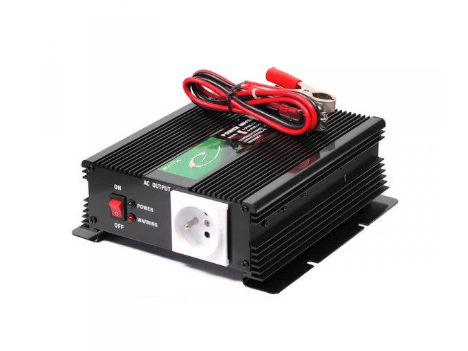 Měnič napětí 24V/230V - 600W