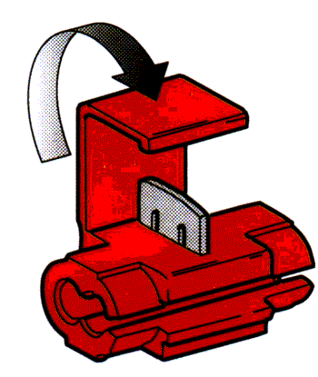 Rychlospojka - vodič do 1,5 mm - červená